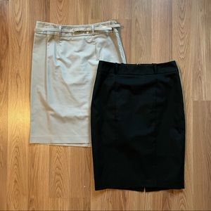 Lot of 2 pencil skirts